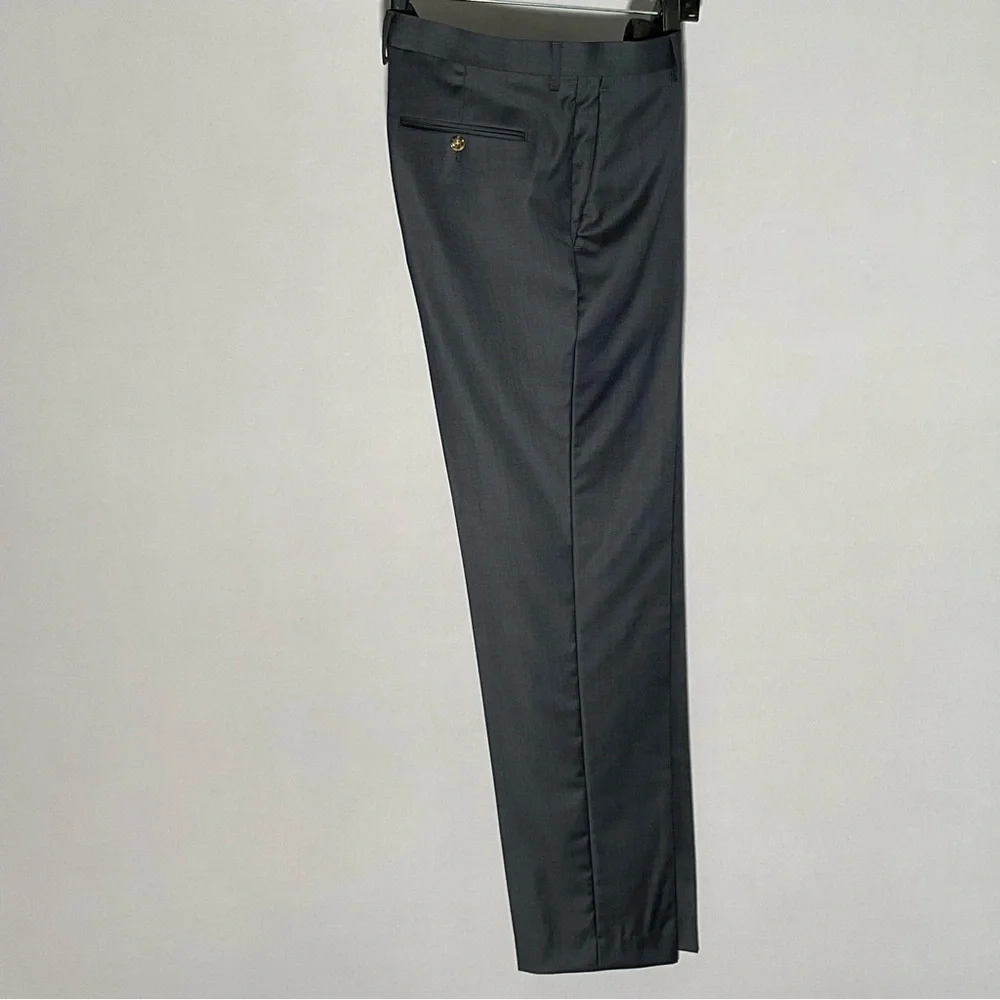 $298 J Crew Thompson Lightweight Wool Suit Pants Navy W34 L32 Tailored DressNWT